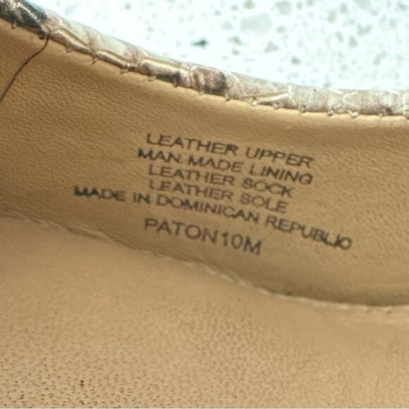 Antonio Melani Paton Leather Elegant Snake Print Stilettos Pumps Heels Size 10M - Picture 6 of 12